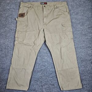 Wrangler Riggs Workwear Ripstop Ranger Cargo Pants Men's 48x30 Brown 3W060BR